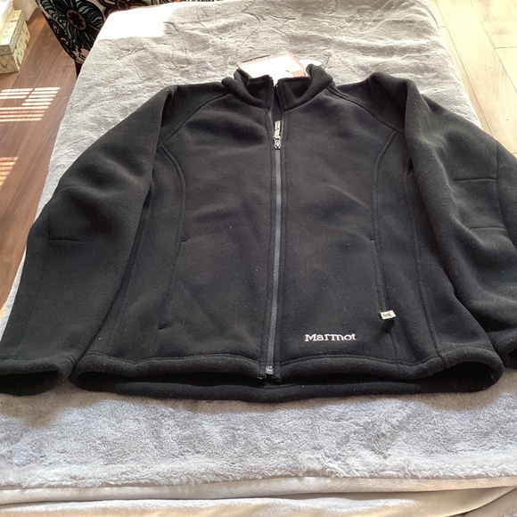 NWT Marmot black Supernova jacket size L - Picture 1 of 12